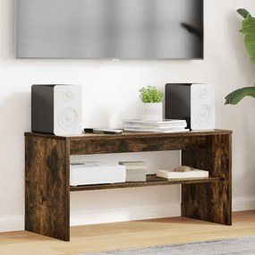 vidaXL Ντουλάπι TV 80 x 35 x 40 εκ Καπνιστό Δρύς Επεξεργασμένο Ξύλο