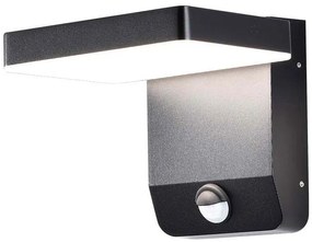 Απλίκα Φωτιστικό Τοίχου LED 17W 230V 350° 2520lm IP65 με Αισθητήρα Κίνησης Θερμό Λευκό Μαύρο 2948 VTAC 2948 Μαύρο