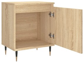vidaXL Κομοδίνα 2 τεμ. Sonoma Δρυς 40x30x50 εκ. από Επεξεργασμένο Ξύλο