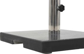 vidaXL Βάση Ομπρέλας Τετράγωνη Μαύρη 20 κ.  από Γρανίτη