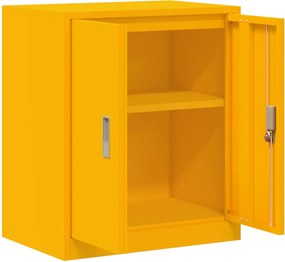 vidaXL Ντουλάπι αποθήκευσης Χαμομηλί κίτρινο 60 x 40 x 70 εκ. Ατσάλι