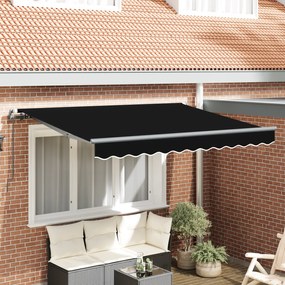 vidaXL Σκηνίτσα Αναδιπλούμενη Μαύρο 350 x 200 cm