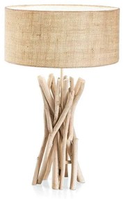 Φωτιστικό Επιτραπέζιο Driftwood 129570 40x52cm 1xE27 60W Beige Ideal Lux