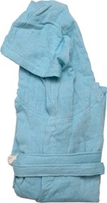 Μπουρνούζι Μουσελίνα Medium/Large Adelina 1 Blue