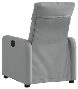 vidaXL Πολυθρόνα Ανακλινόμενη Ανοιχτό Γκρι Υφασμάτινη