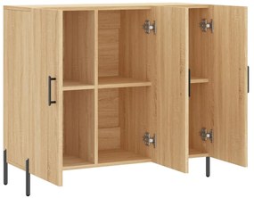 vidaXL Ντουλάπι Sonoma δρυς 90x34x80 εκ. Επεξεργασμένο Ξύλο