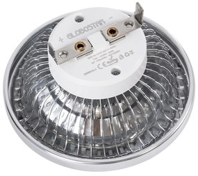 GloboStar DARKO 60381 Σποτ LED Indirect Anti-Glare AR111 14W 1694lm 40° AC 220-240V IP20 Φ11.1 x Υ6.6cm Ψυχρό Λευκό 6000K Dimmable - Bridgelux High Lumen COB Gen2 - TÜV Certified Driver - 5 Years Warranty