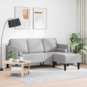 vidaXL Σετ Καναπέ Σκούρο γκρι 173 x 131 x 67 εκ ύφασμα