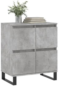 vidaXL Ντουλάπι Γκρι Σκυροδέματος 60x35x70 εκ. Επεξεργασμένο Ξύλο