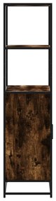 Highboard Καπνιστή δρυς 68x35x139 cm Κατασκευασμένο ξύλο - Καφέ