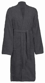 vidaXL Μπουρνούζι KINN Ανθρακί XL Βαμβάκι