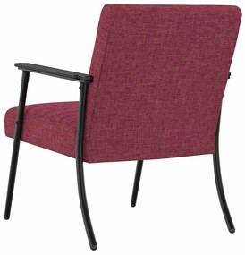 vidaXL Πολυθρόνα Κόκκινο 59 x 75 x 78 εκ ύφασμα