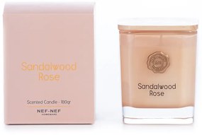 Αρωματικο Κερι Sandalwood Rose 180Gr Nef-Nef Homeware