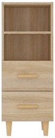 vidaXL Ντουλάπι Sonoma Δρυς 34,5x34x90 εκ. από Επεξεργασμένο Ξύλο