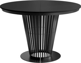 Τραπέζι Elantra Επεκτεινόμενο-Μαύρο-Μήκος: 120 εκ.