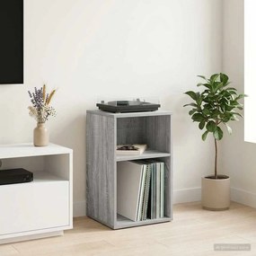vidaXL Ντουλάπι δίσκων βινυλίου Γκρι Sonoma 38 x 33 x 61 εκ
