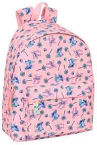 Σχολική Τσάντα Lilo &amp; Stitch Beach Ροζ 33 x 42 x 15 cm