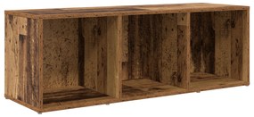 vidaXL Ντουλάπι TV 3 pcs Καφέ 107 x 35 x 37 cm Επεξεργασμένο ξύλο