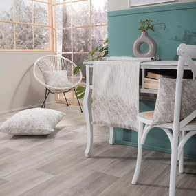 Τραβέρσα Felicia 02 Beige Teoran 45X180 Cotton-Polyester