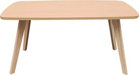 Τραπέζι σαλονιού Komela mdf σε φυσική απόχρωση 100x48x45cm