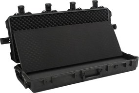 vidaXL Θήκη Πτήσης Φορητή Μαύρη 100,5x42x17 εκ. από Πολυπροπυλένιο