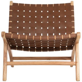 Καρέκλα Felipe από Μασίφ Ξύλο Teak Φυσικό 65x82x88 Υ Εκ.