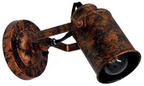 Φωτιστικό Τοίχου - Απλίκα Jake 00949 1xE27 Φ9cm 15x21x16cm Bronze GloboStar