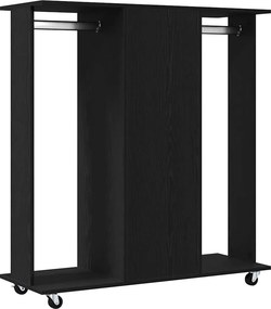 vidaXL Ντουλάπα Μαύρη δρυς 102 x 38 x 110 εκ. Επεξεργασμένο ξύλο