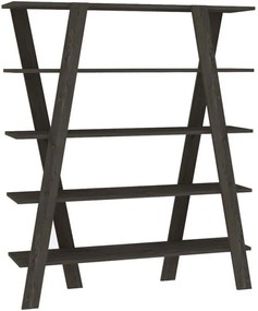 Βιβλιοθήκη Conde 835PUQ5312 120x25x150cm Black