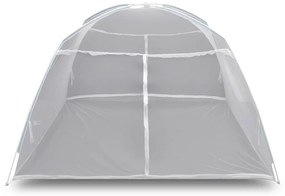 Σκηνή Camping Λευκή 200 x 150 x 145 εκ. από Υαλόνημα - Λευκό