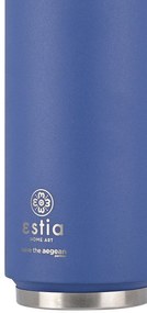 Ποτήρι Θερμός Travel Cup Save The Aegean Denim Blue 500ml - Estia