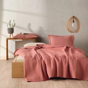 Κουβερλί Mason 06 (Σετ 3τμχ) Coral Kentia King Size 260x240cm Microfiber-Polyester