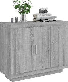 vidaXL Ντουλάπι Γκρι Sonoma 92 x 35 x 75 εκ. από Επεξεργασμένο Ξύλο