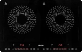 Φορητή Επαγωγική Εστία Διπλή 2400W Ulrtaflat Sencor SCP 4501BK Μαύρη