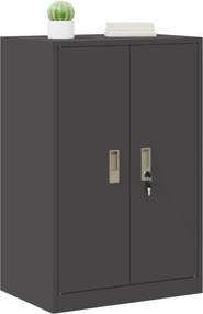 vidaXL Ντουλάπι αποθήκευσης Μαύρο 60 x 40 x 90 cm Ατσάλι