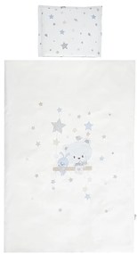 Σετ Σεντόνια Κούνιας 3τεμ. 70x140cm  Bear Blue Stars 10420016901  Lorelli