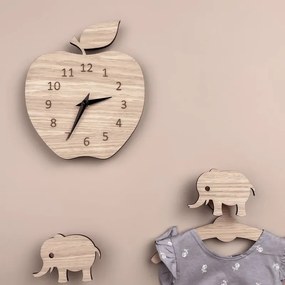 Intra απο ξύλο plywood 3mm-4mm πάχος - Ρολόι Apple Δίασταση 30x30 cm Intraeaxys-d1l523p7