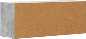 vidaXL Ντουλάπι TV ELST 100 x 35 x 40 εκ Σκυρόδεμα Γκρι