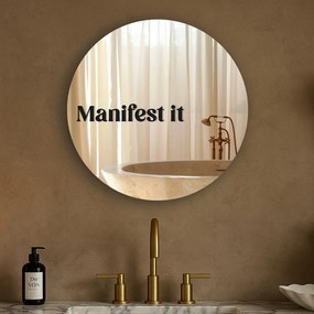 Αυτοκόλλητο για καθρέφτη S4 – Manifest it
