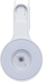 Άγκιστρο από ABS με Βεντούζα 6.5x4.5x12.5cm White with Grey Knob MRShome
