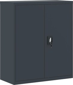 vidaXL Αρχειοθήκη Ανθρακί 90 x 40 x 145 εκ. Ατσάλινη
