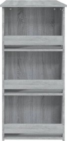 vidaXL Τραπέζι Μπαρ με Ράφια Sonoma Δρυς 102x50x103,5εκ. Επεξεργ. Ξύλο