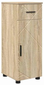 vidaXL Σετ Επίπλων Μπάνιου με ράφι 4 pcs Sonoma Δρυς 30 x 35 x 192 εκ.