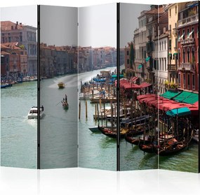 Διαχωριστικό με 5 τμήματα - The Grand Canal in Venice, Italy II [Room Dividers]