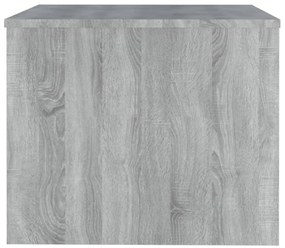 vidaXL Τραπεζάκι Σαλονιού Γκρι Sonoma 80x50x40 εκ.Επεξεργασμένο Ξύλο