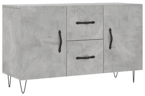 vidaXL Ντουλάπι Γκρι Σκυροδέματος 100 x 36 x 60 εκ. Επεξεργασμένο Ξύλο