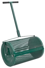 vidaXL Μηχάνημα Διανομής 75L Κομπόστ Ø40 x 60 εκ. Ατσάλινο