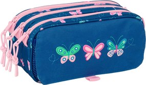 Κασετίνα BlackFit8 Mariposas Πολύχρωμο 21,5 x 10 x 8 cm