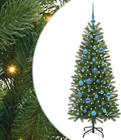 vidaXL Τεχνητό Χριστουγεννιάτικο Δέντρο Πράσινο 150 cm ΠΕ και PVC