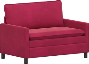 vidaXL Σετ Καναπέ 2 pcs Κόκκινο Βελούδο